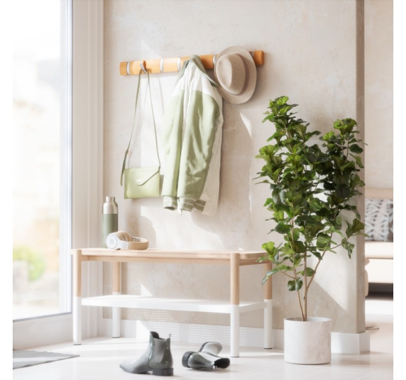 UMBRA wieszak na ubrania FLIP 8 naturalny