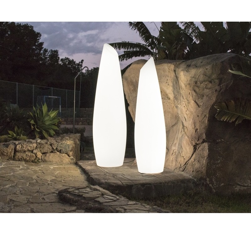 NEW GARDEN lampa ogrodowa FREDO 170  CABLE biała