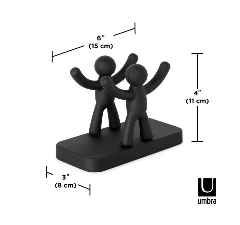 UMBRA uchwyt na serwetki BUDDY czarny