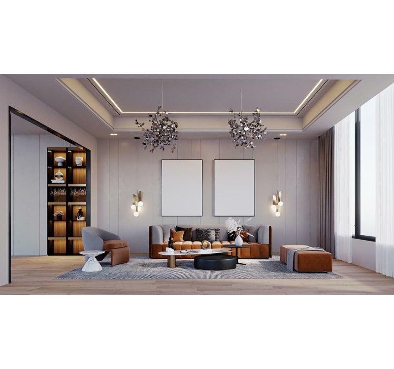 Lampa wisząca MONETE SINGLE chrom - metal