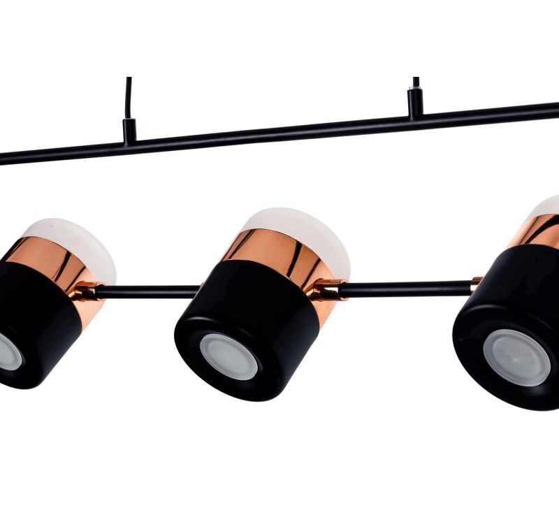 Lampa wisząca BLINK 3 czarna - LED, metal