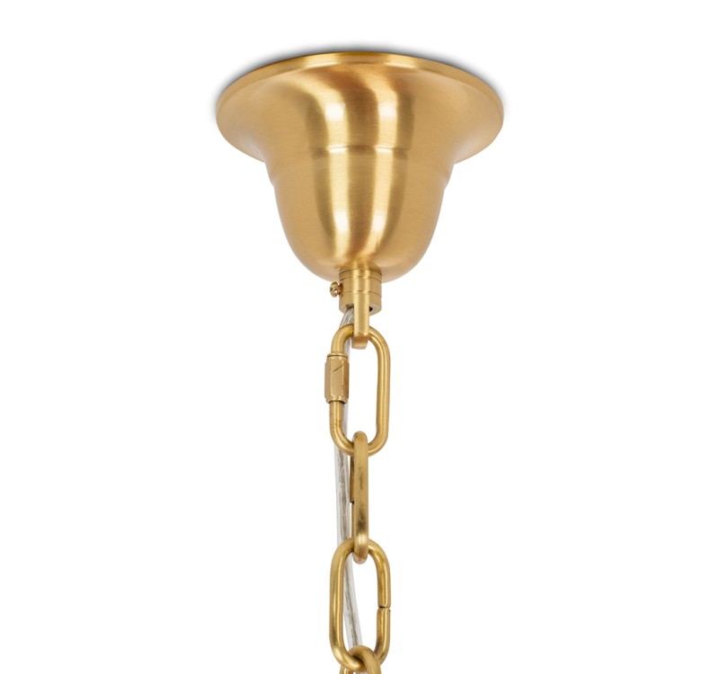 Lampa wisząca TIFFANY 135 różowa mosiądz / naturalne pióra