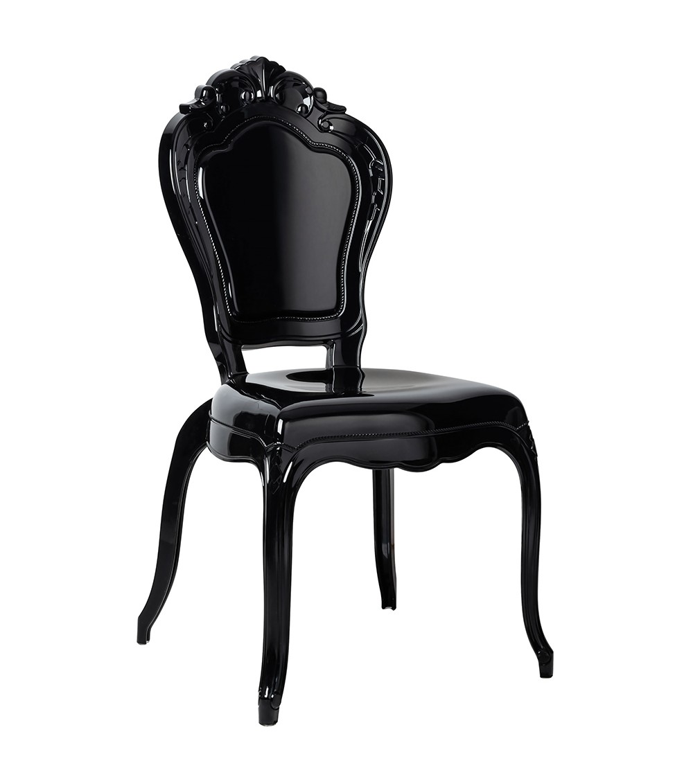 Krzesło KING czarne - poliwęglan