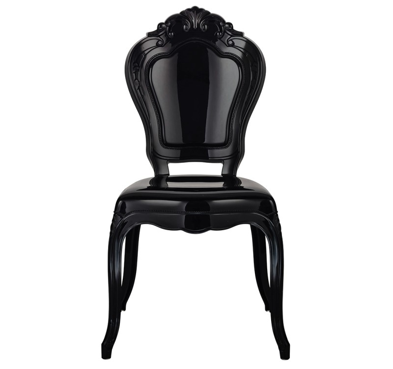 Krzesło KING czarne - poliwęglan