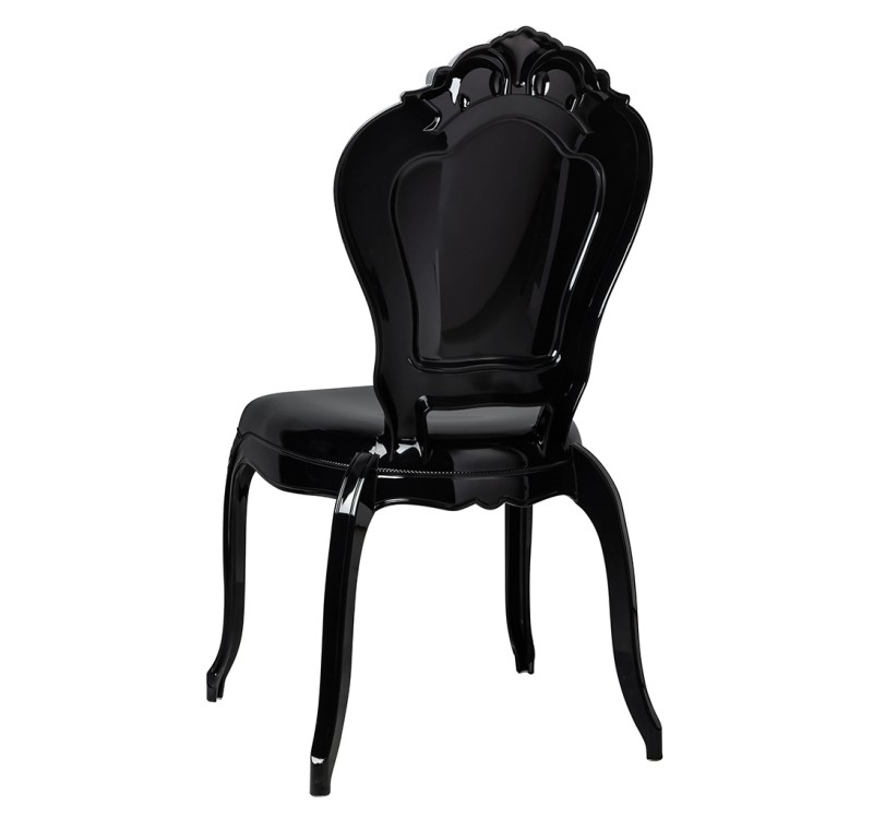 Krzesło KING czarne - poliwęglan