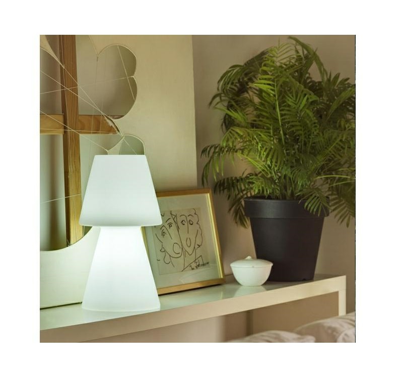 NEW GARDEN lampa LOLA 30 BATTERY biała