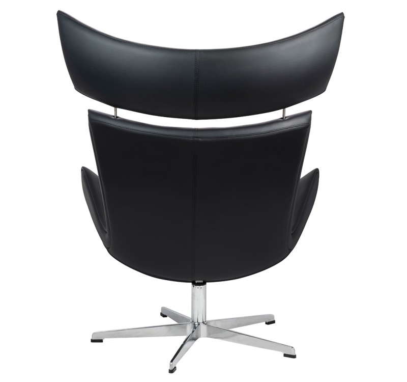 Fotel VOUGE czarny ekoskóra