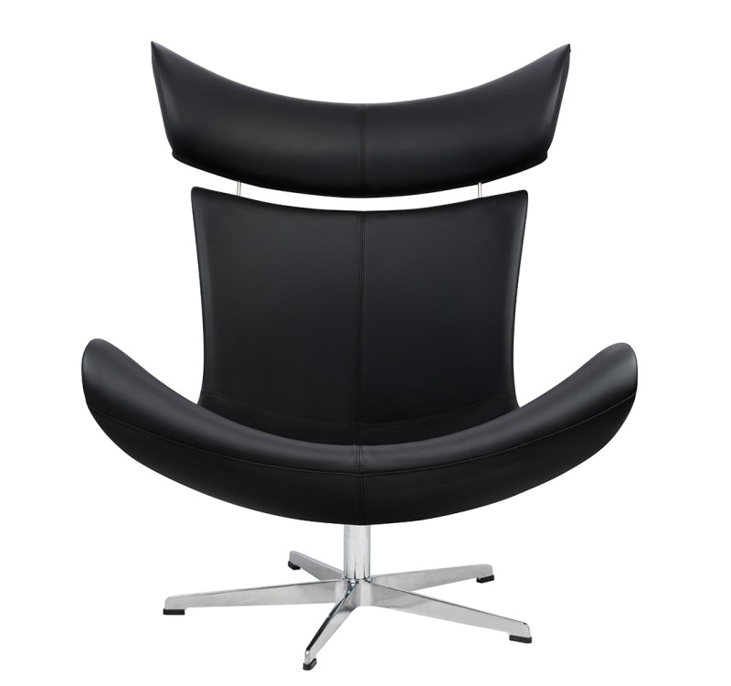 Fotel VOUGE czarny ekoskóra