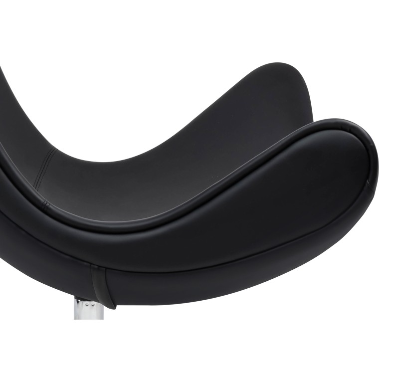 Fotel VOUGE czarny ekoskóra