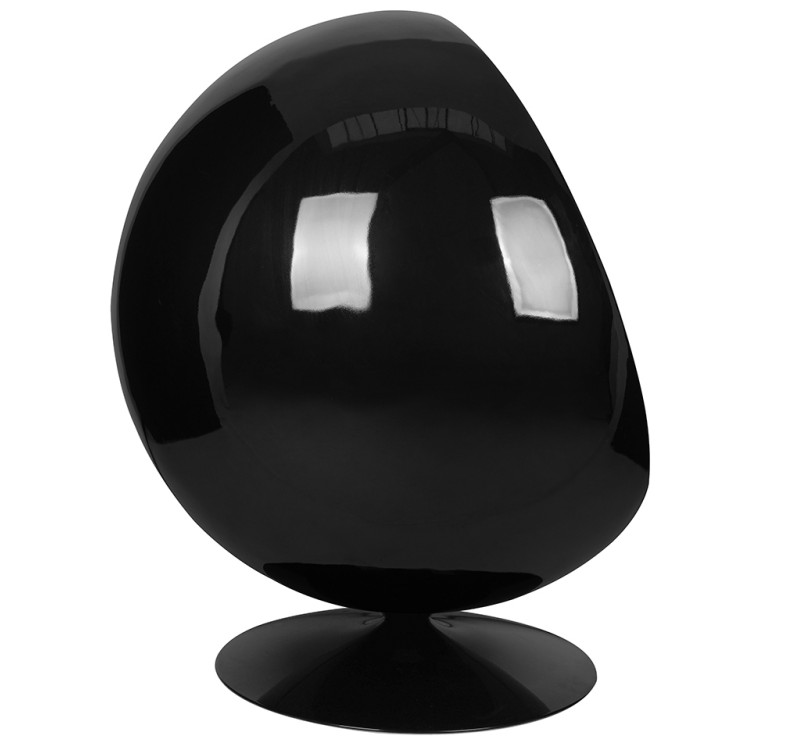 Fotel BALL BLACK czarny