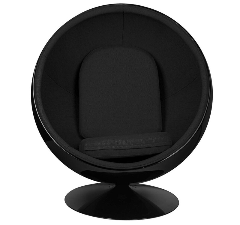 Fotel BALL BLACK czarny