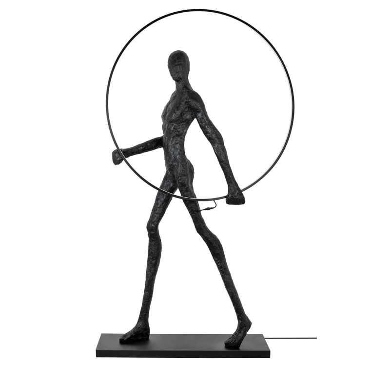 Lampa podłogowa HUMAN ROUND  włókno szklane