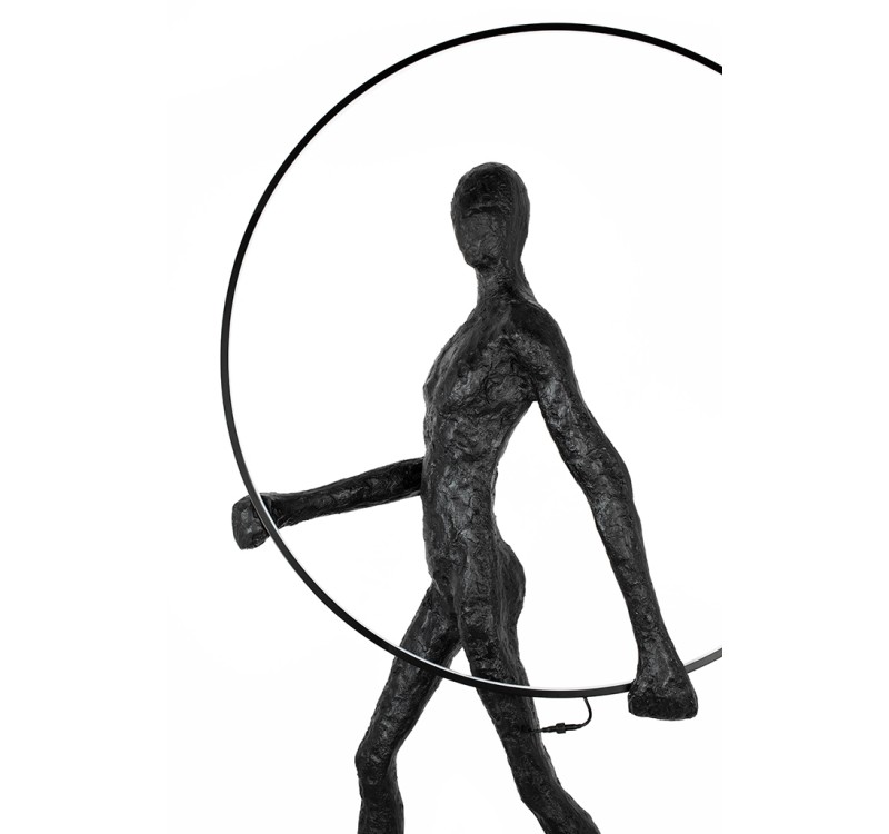 Lampa podłogowa HUMAN ROUND  włókno szklane