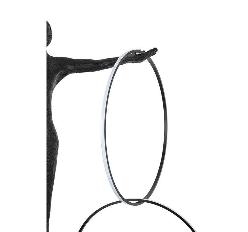 Lampa podłogowa HUMAN CIRCULO włókno szklane