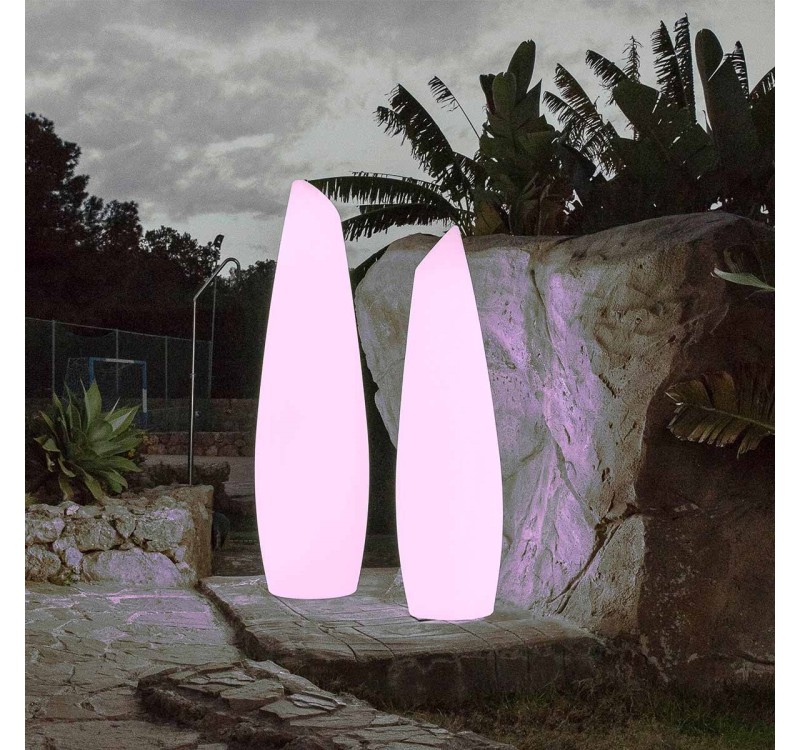 NEW GARDEN lampa ogrodowa FREDO 140       BATTERY TUBE biała