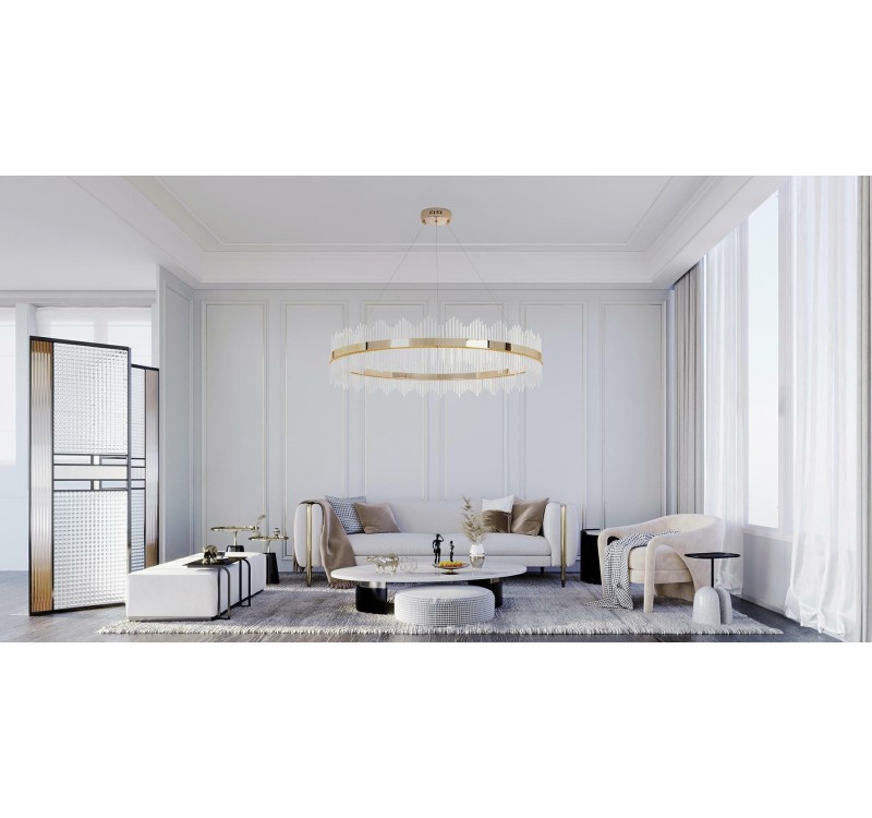 MOOSEE lampa wisząca FLORENS 120 złota