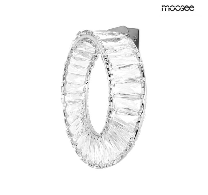MOOSEE lampa ścienna WAVE chrom