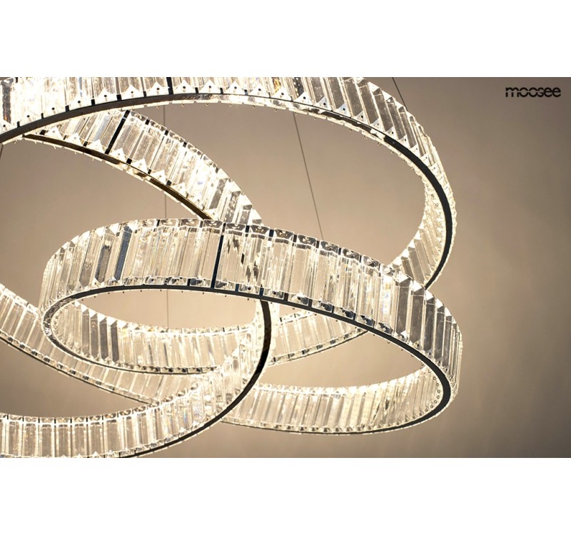 MOOSEE lampa wisząca WAVE 80 chrom