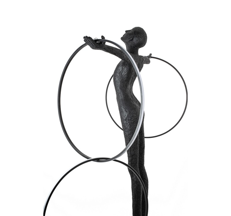 Lampa podłogowa HUMAN CIRCULO włókno szklane