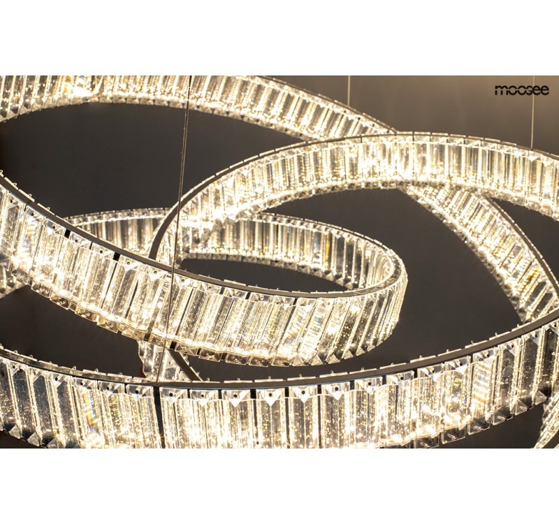 MOOSEE lampa wisząca WAVE 80 chrom