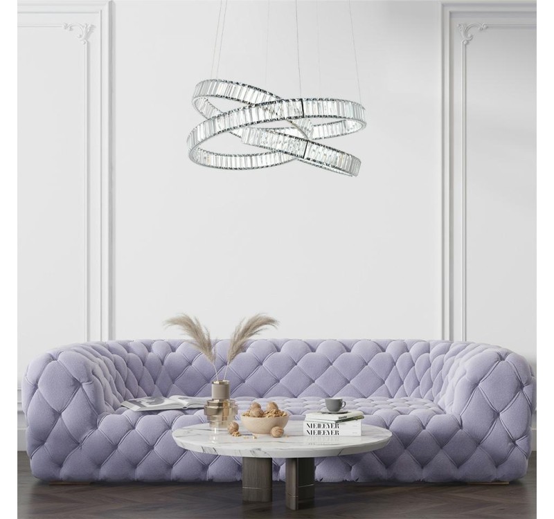 MOOSEE lampa wisząca WAVE 80 chrom