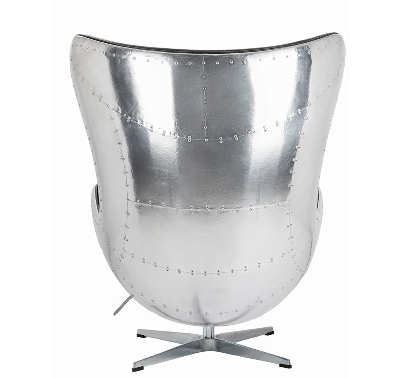Fotel EGG AVIATOR PU czarny