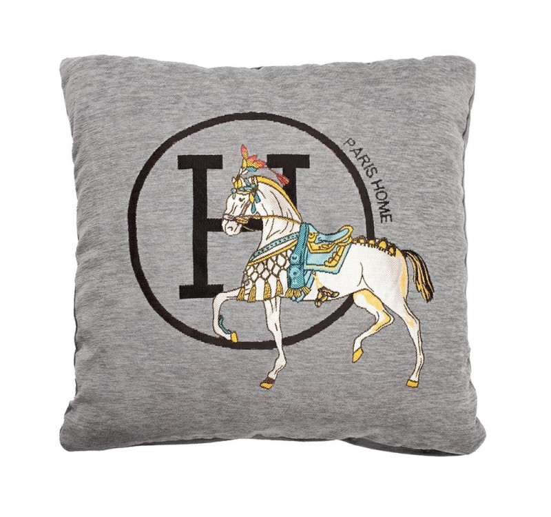 Poduszka dekoracyjna SHP PARIS HOME       szara