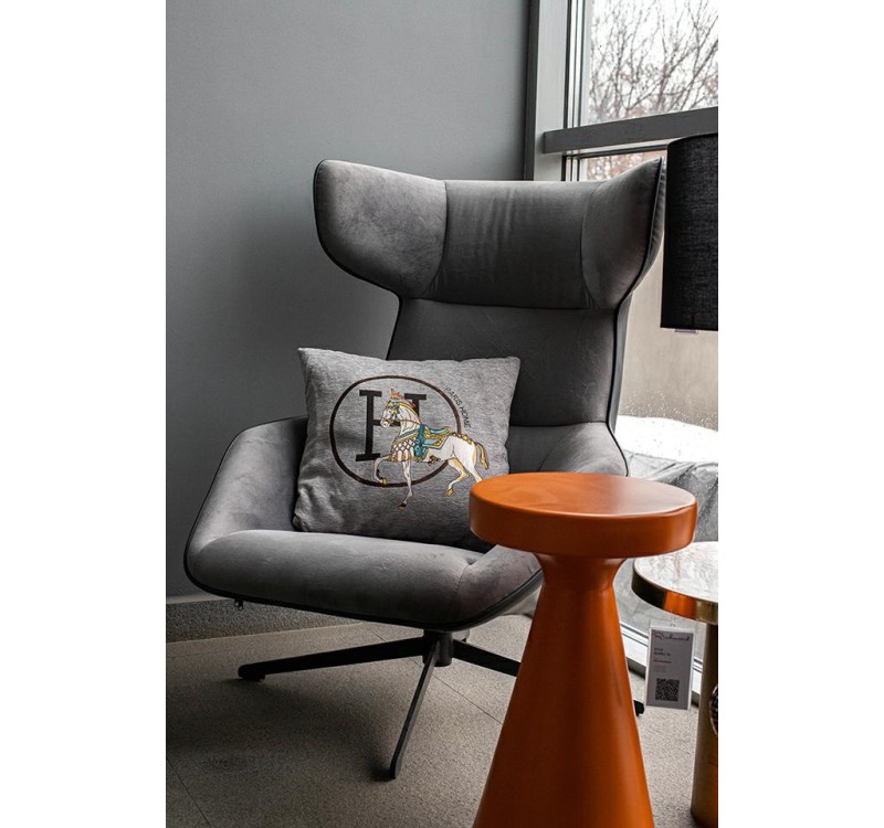 Poduszka dekoracyjna SHP PARIS HOME       szara