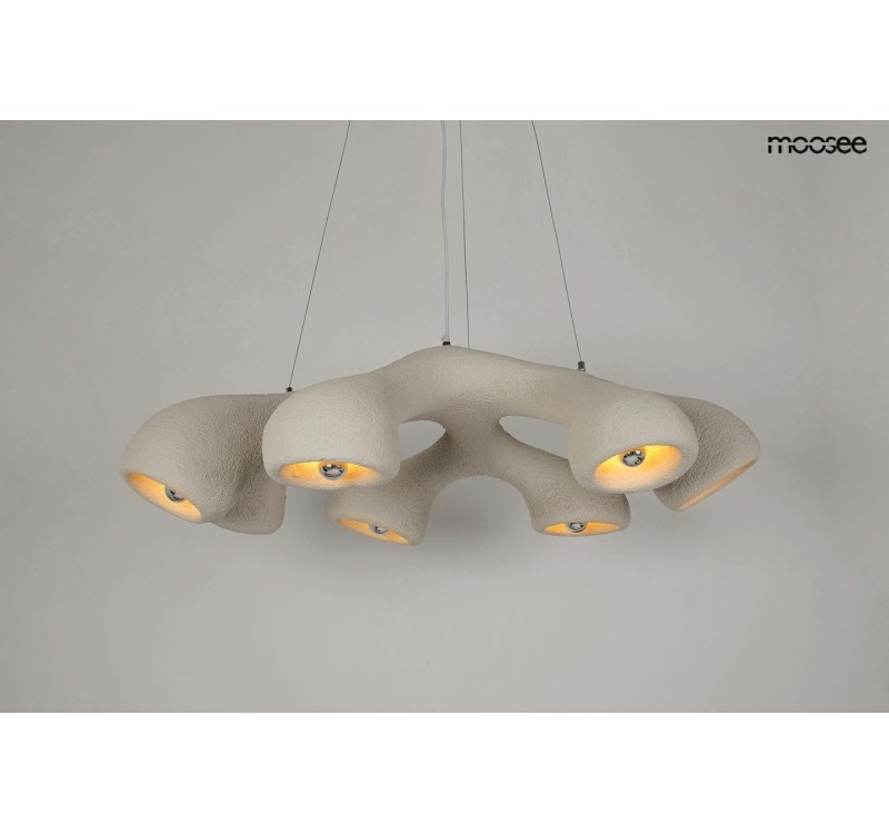 MOOSEE lampa wisząca NIDO biała