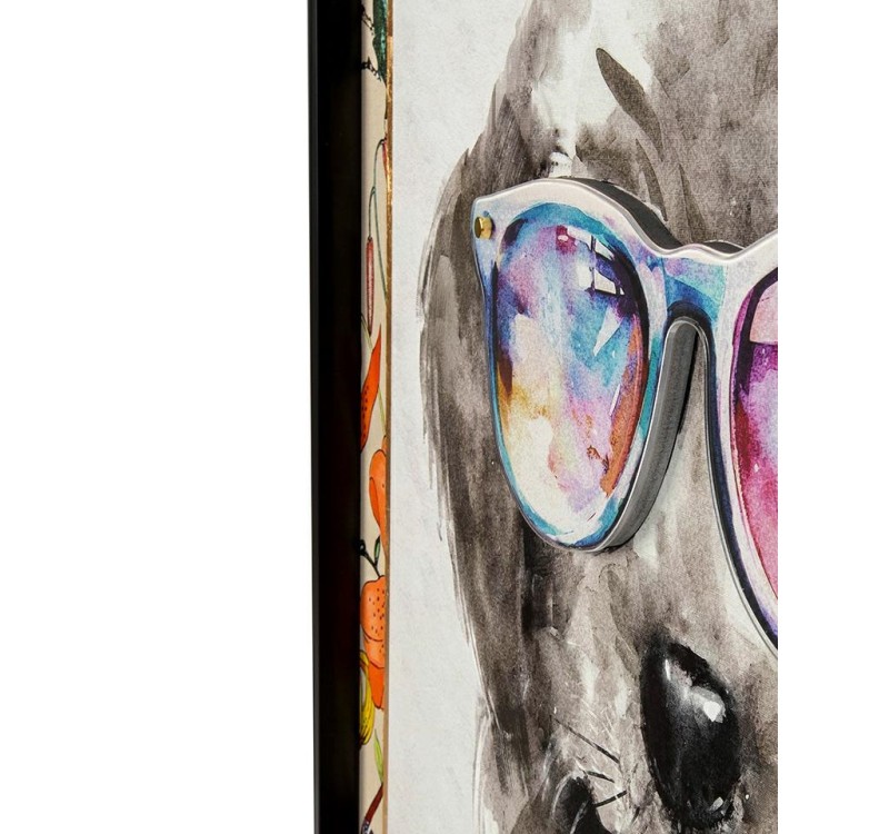 Obraz COFFEE DOG 100x100 cm