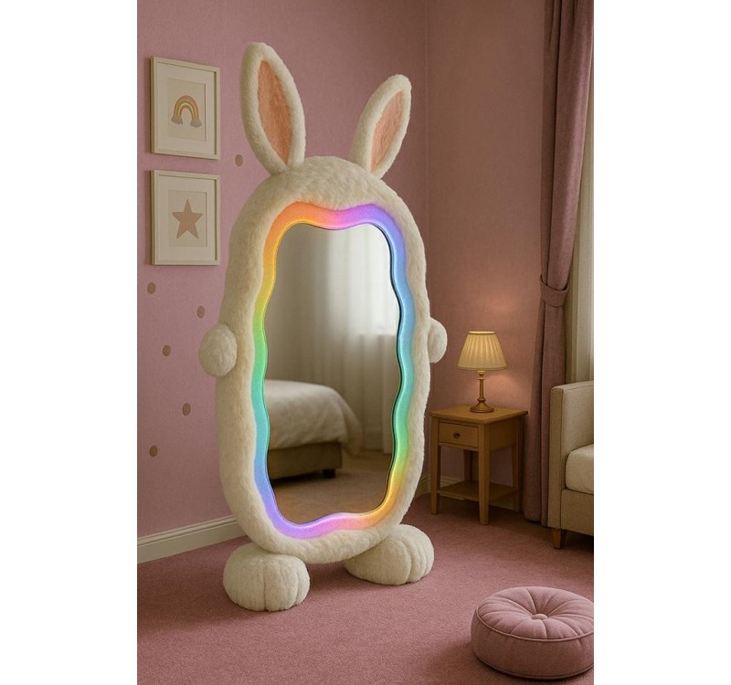 Lustro stojące BUNNY z oświetleniem LED   240x150 cm