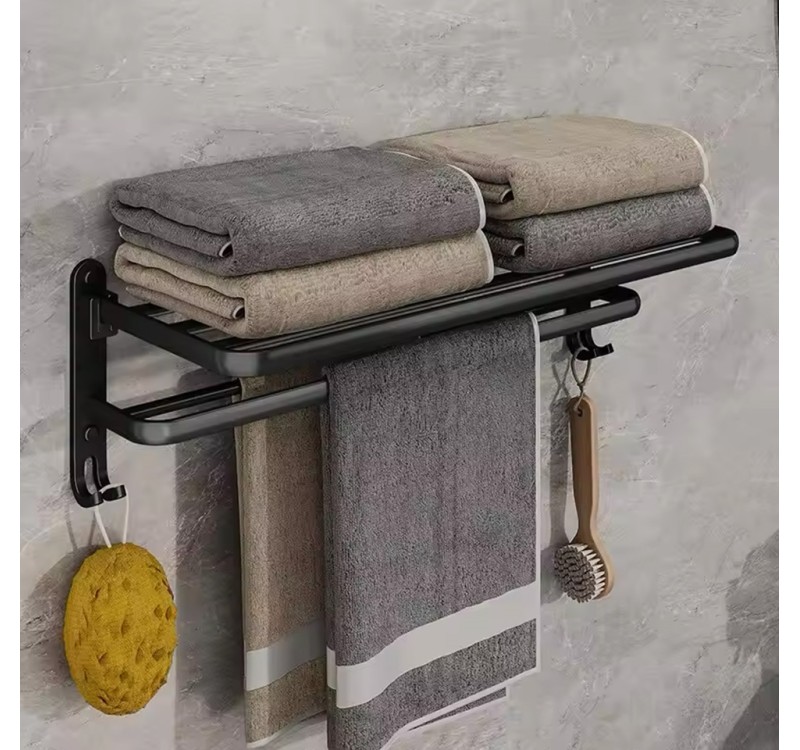 Półka prysznicowa SHP BILIA czarna