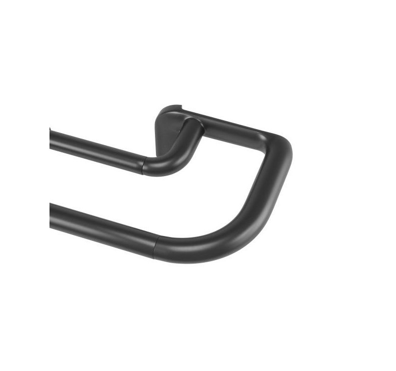 UMBRA karnisz TWILIGHT DOUBLE 76 - 213    cm czarny mat