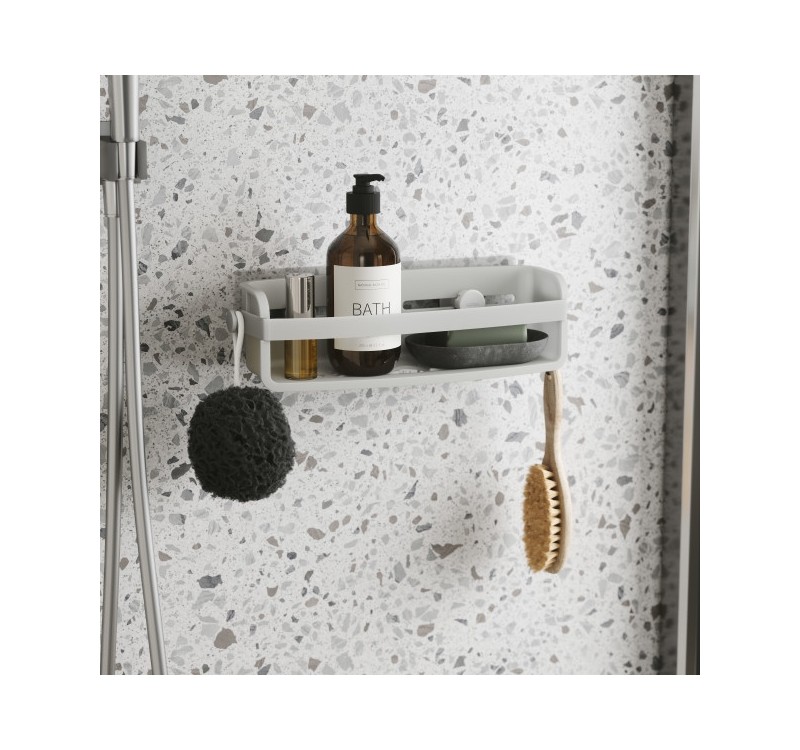 UMBRA półka prysznicowa FLEX szara