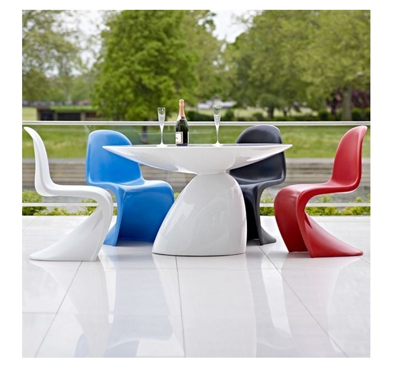 Stół FUNGO GRANDE biały - włókno szklane