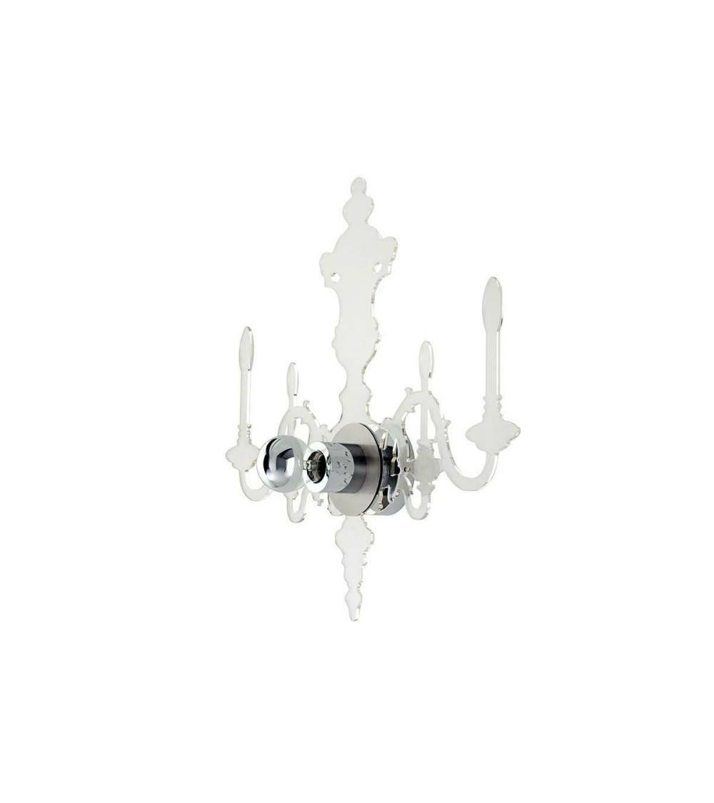 Lampa ścienna ICE 3D transparentna - akryl