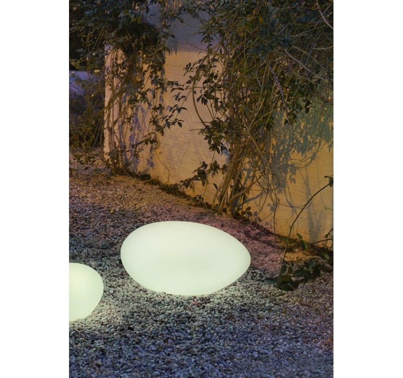 NEW GARDEN lampa ogrodowa PETRA 60 CABLE biała