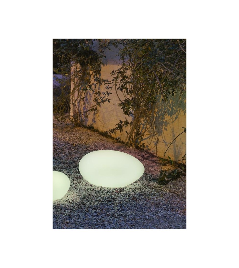 NEW GARDEN lampa ogrodowa PETRA 60 CABLE biała