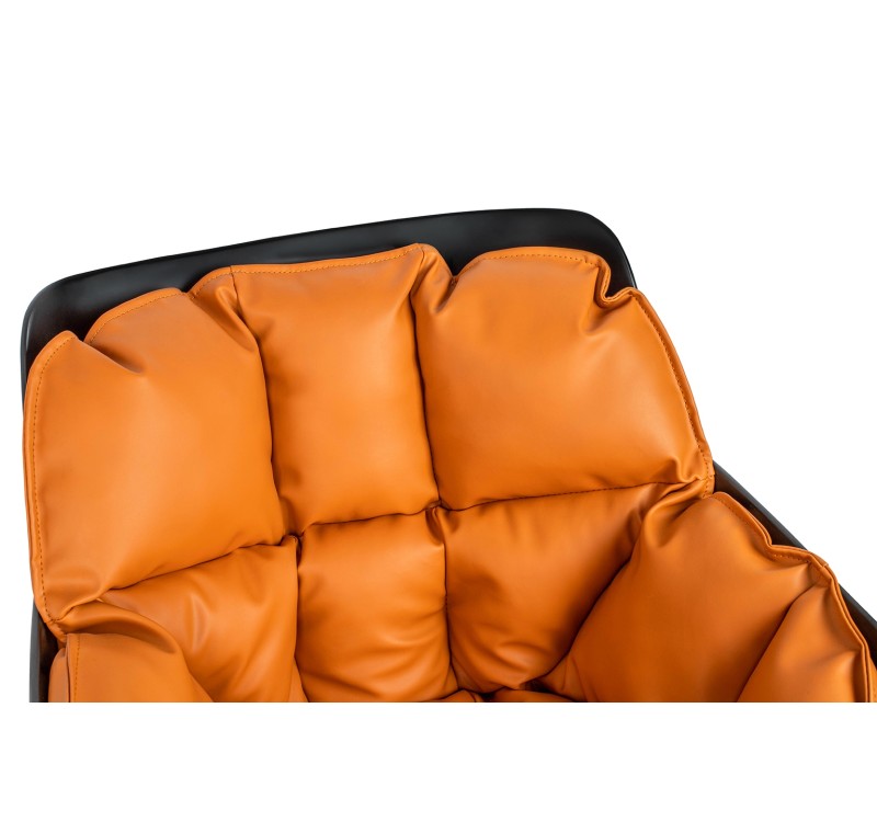 Krzesło obrotowe SHIBA brązowe / czarne