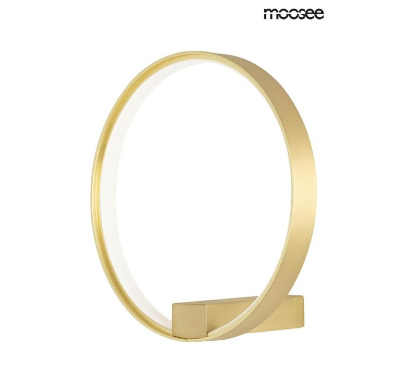 MOOSEE lampa ścienna CIRCLE WALL złota