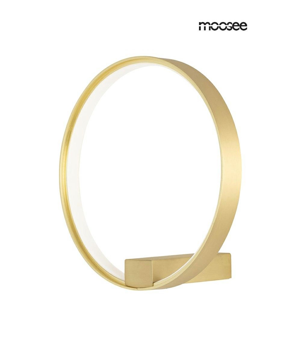 MOOSEE lampa ścienna CIRCLE WALL złota