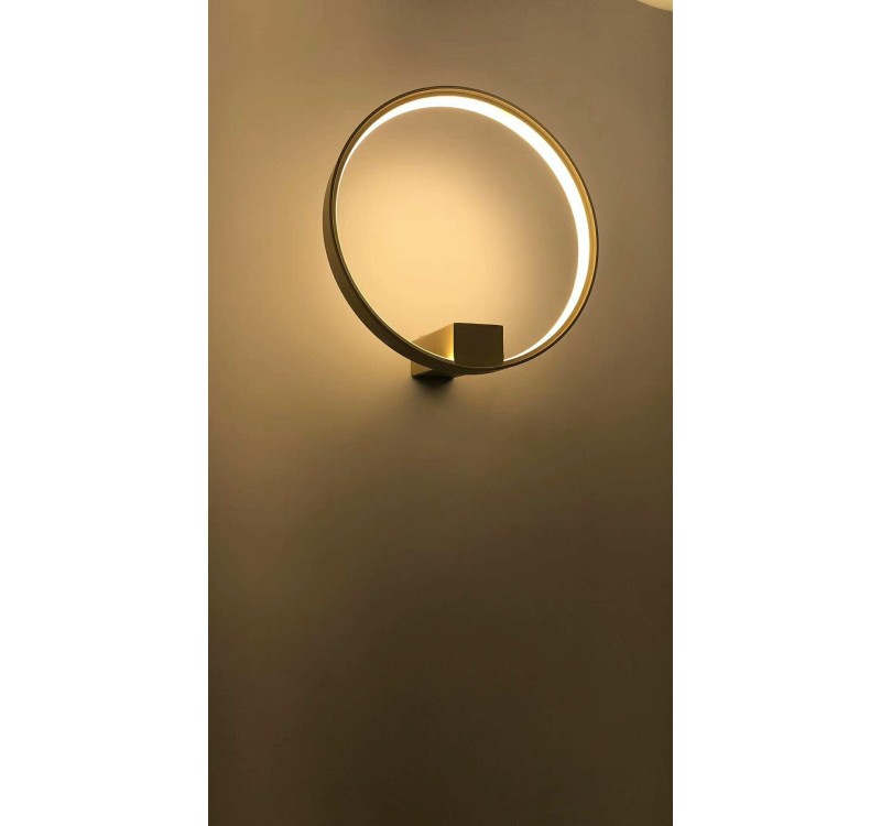MOOSEE lampa ścienna CIRCLE WALL złota