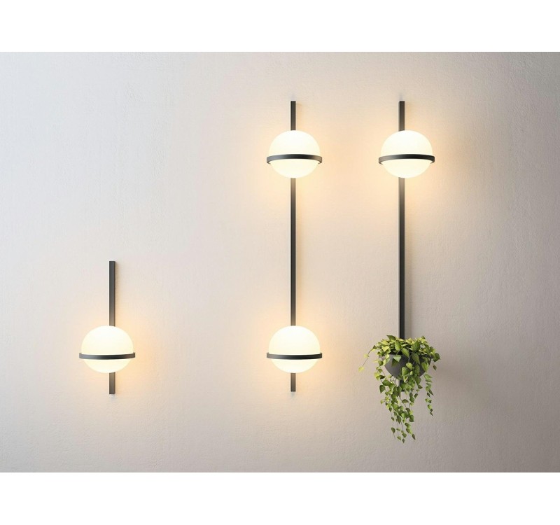 MOOSEE lampa ścienna PLANT WALL czarna