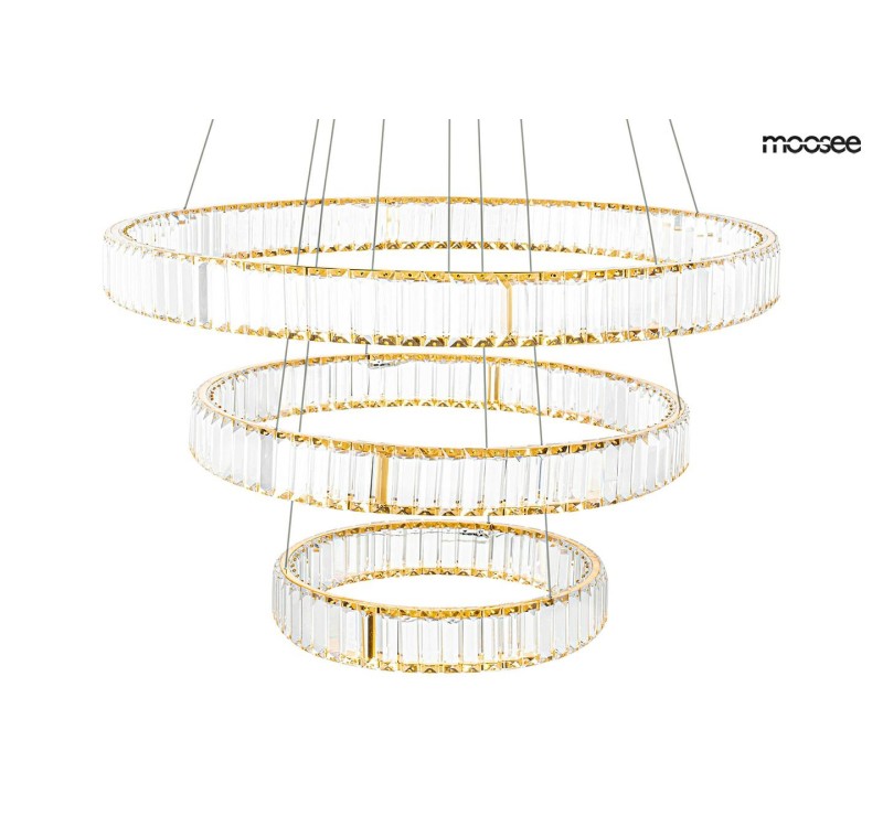 MOOSEE lampa wisząca LIBERTY TRIPLES złota