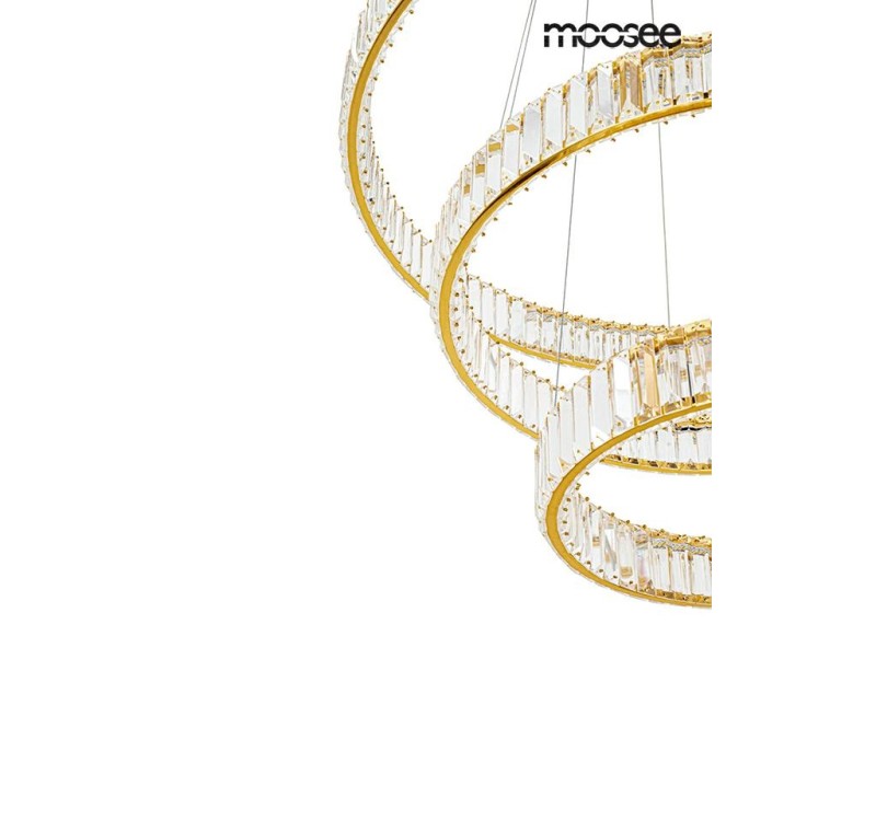 MOOSEE lampa wisząca LIBERTY TRIPLES złota