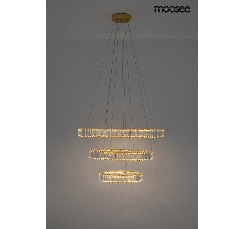 MOOSEE lampa wisząca LIBERTY TRIPLES złota