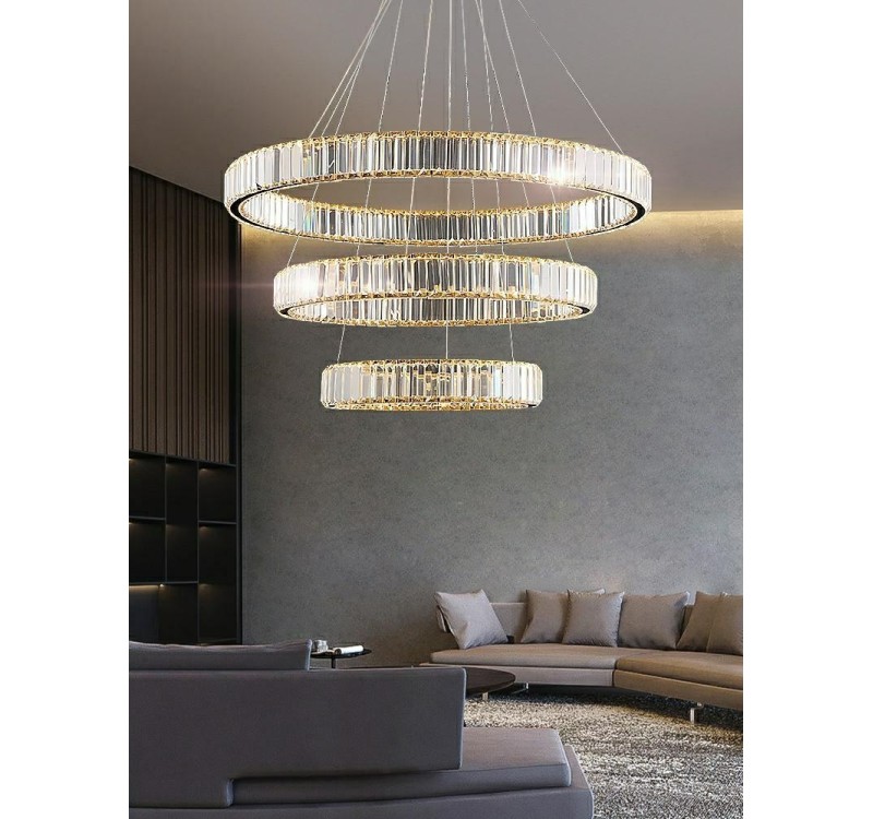 MOOSEE lampa wisząca LIBERTY TRIPLES złota