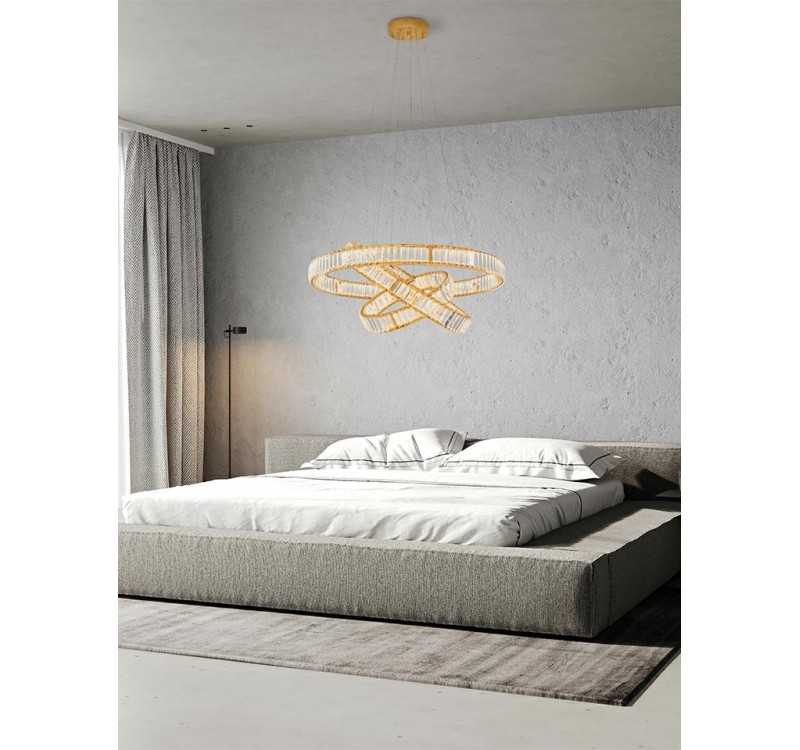 MOOSEE lampa wisząca LIBERTY TRIPLES złota