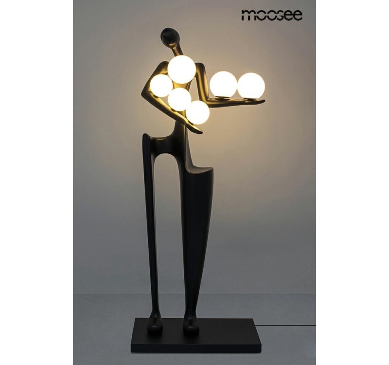 MOOSEE lampa podłogowa HUMAN DREAMER czarna