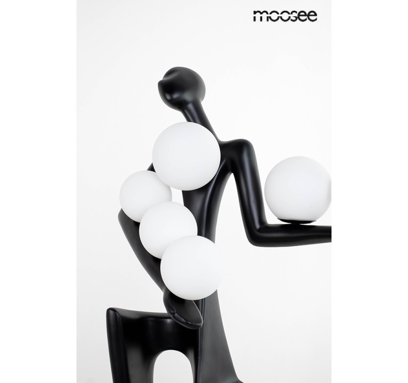 MOOSEE lampa podłogowa HUMAN DREAMER czarna